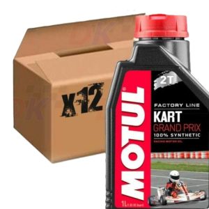 Carton 12 bidons Motul Kart Grand Prix 2T